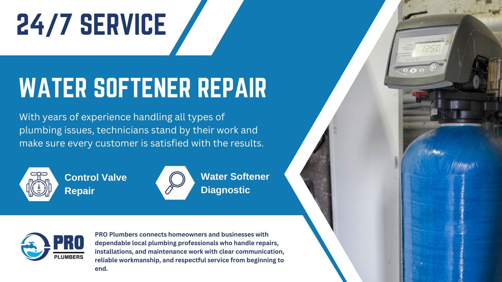 Water softener repair in Westminster, CA